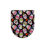 Sugar Skull Pattern Print Toilet Lid Cover