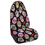Sugar Skull Pattern Print Waterproof Car Seat Cover