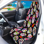 Sugar Skull Pattern Print Waterproof Car Seat Cover