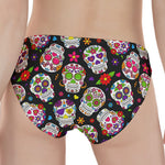 Sugar Skull Pattern Print Women's Panties