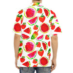 Summer Fruits Watermelon Pattern Print Aloha Shirt