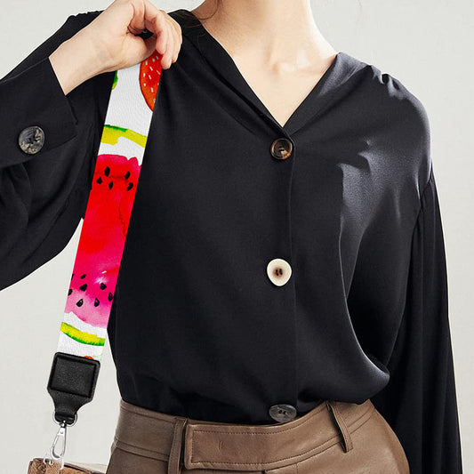 Summer Fruits Watermelon Pattern Print Bag Strap