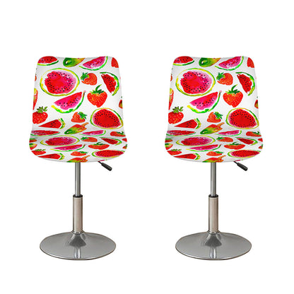 Summer Fruits Watermelon Pattern Print Bar Stool Covers