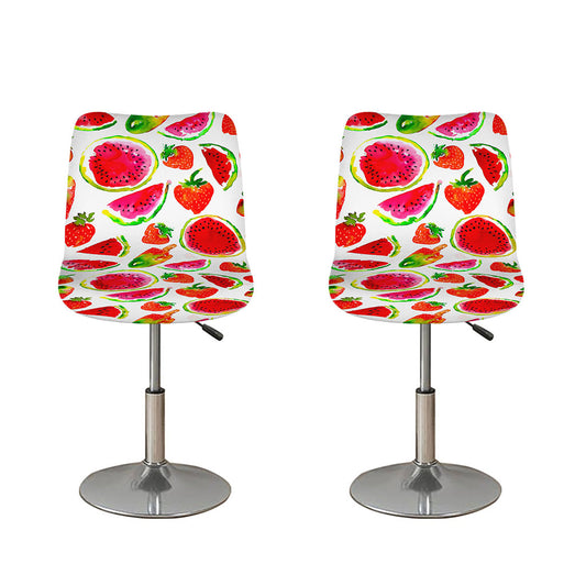 Summer Fruits Watermelon Pattern Print Bar Stool Covers