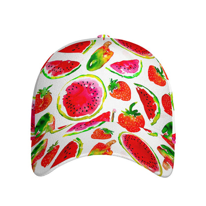 Summer Fruits Watermelon Pattern Print Baseball Cap