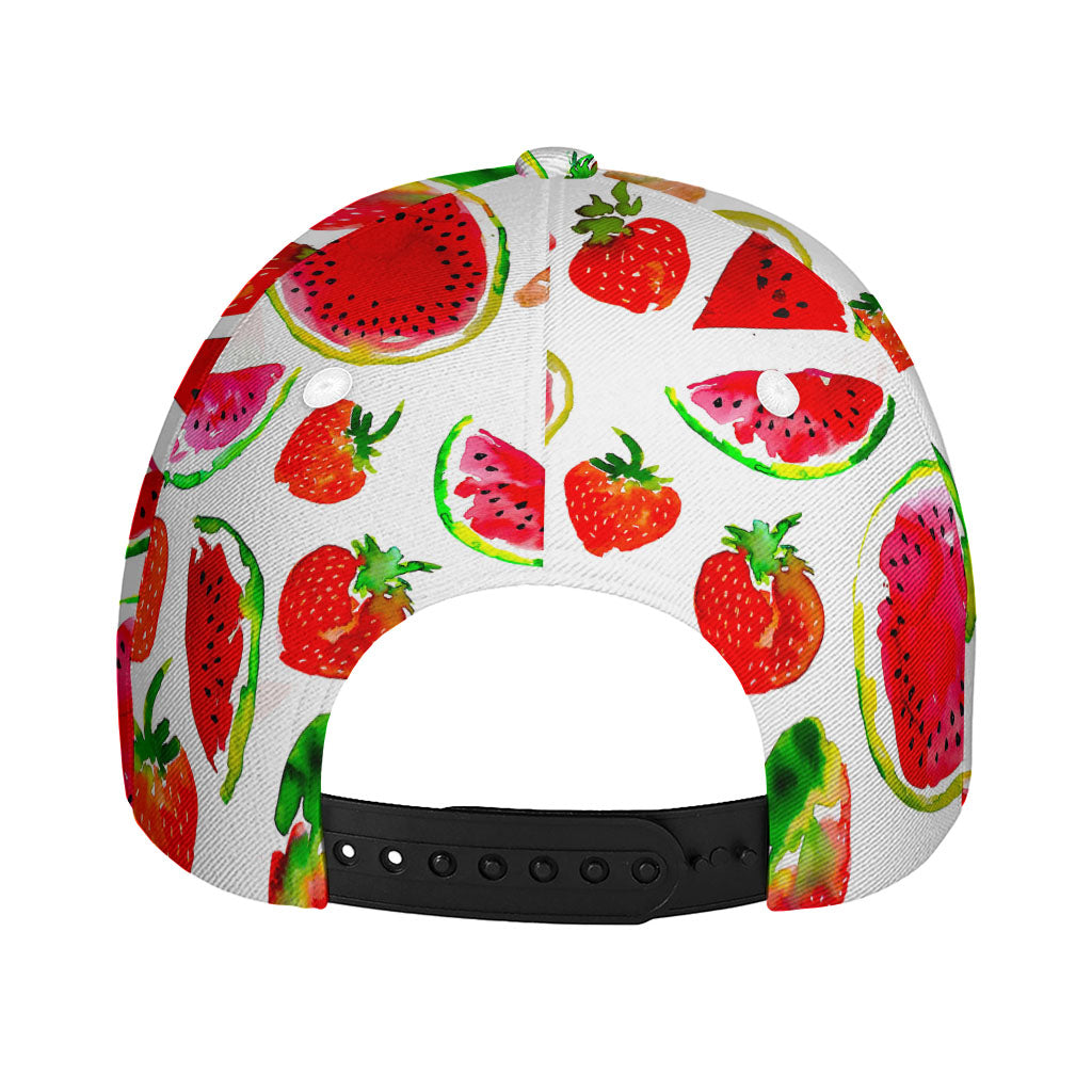Summer Fruits Watermelon Pattern Print Baseball Cap