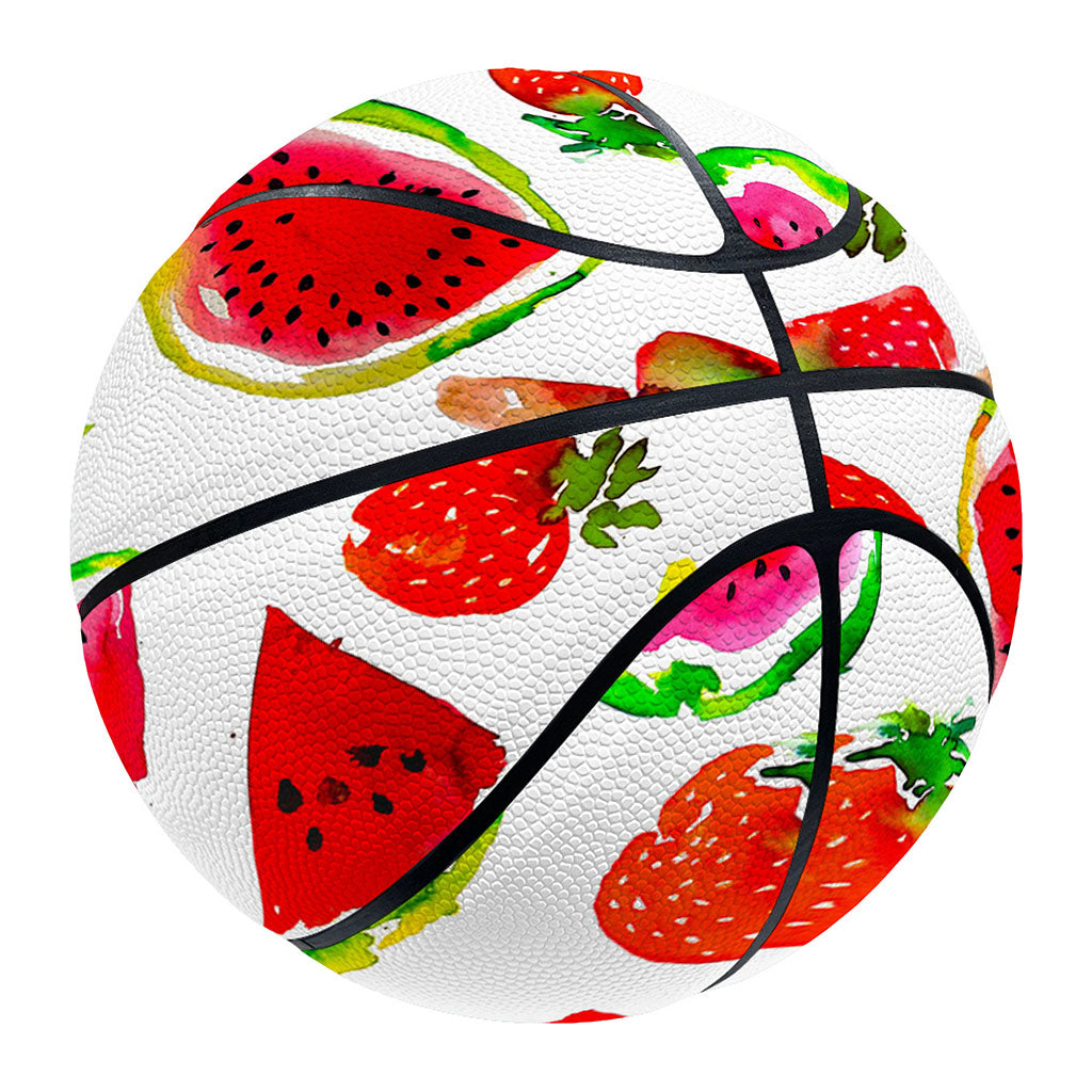 Summer Fruits Watermelon Pattern Print Basketball
