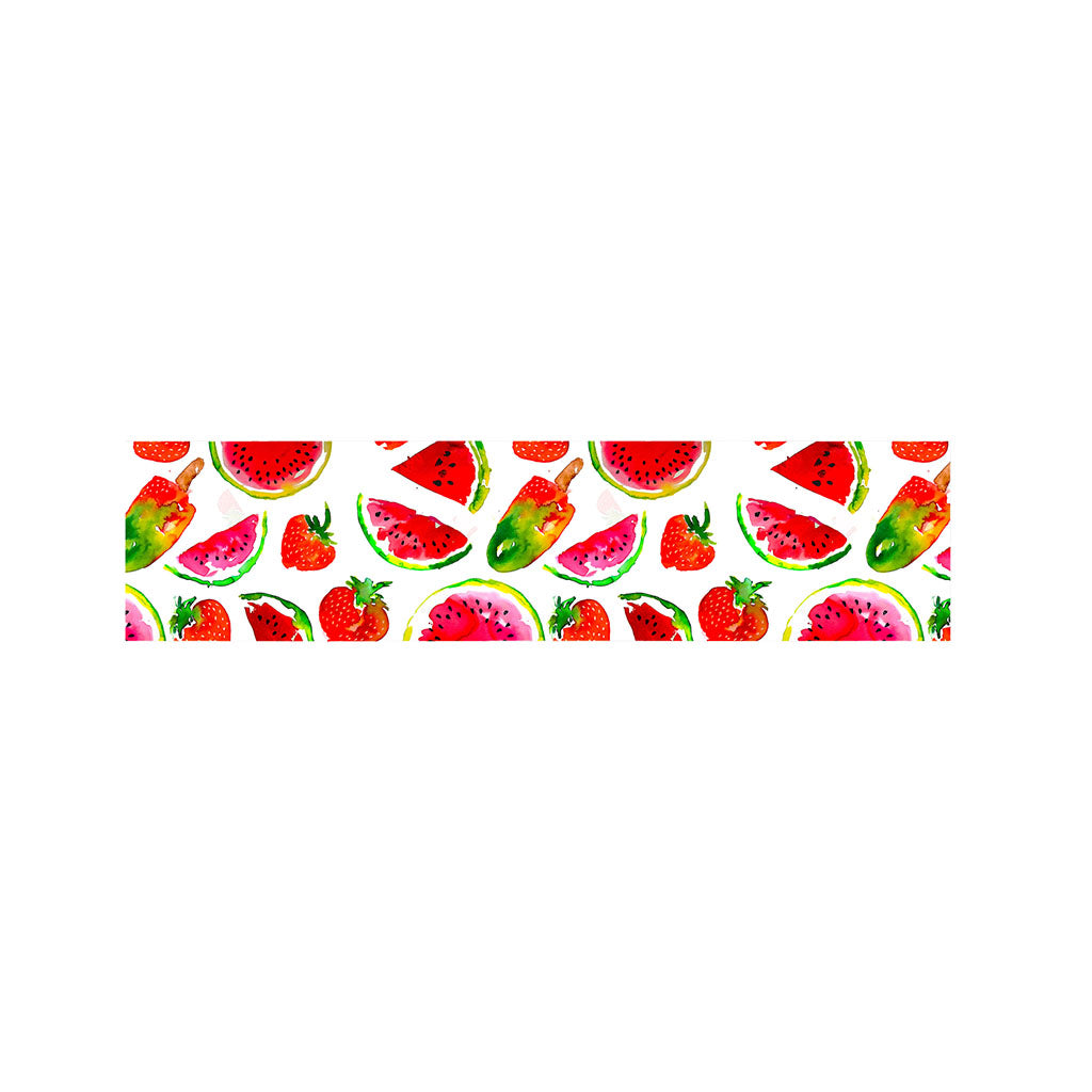 Summer Fruits Watermelon Pattern Print Bed Runner