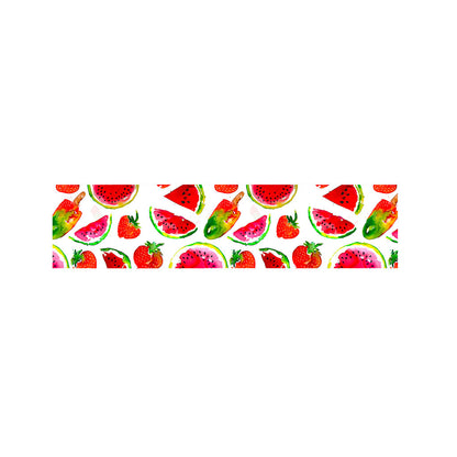 Summer Fruits Watermelon Pattern Print Bed Runner