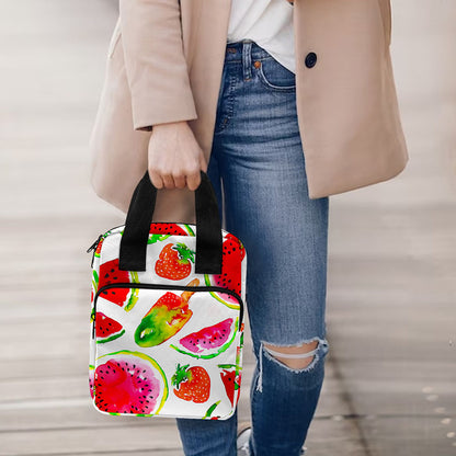 Summer Fruits Watermelon Pattern Print Bible Tote Bag