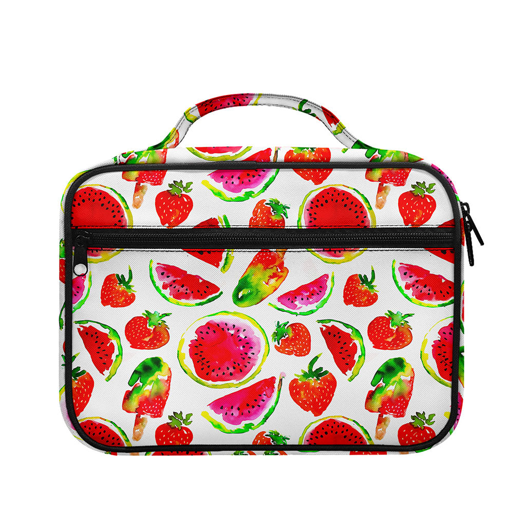 Summer Fruits Watermelon Pattern Print Briefcase Bible Bag