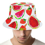 Summer Fruits Watermelon Pattern Print Bucket Hat