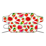 Summer Fruits Watermelon Pattern Print Car Windshield Snow Cover