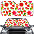 Summer Fruits Watermelon Pattern Print Car Windshield Sun Shade