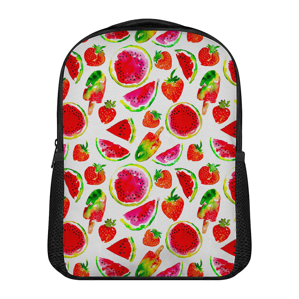Summer Fruits Watermelon Pattern Print Casual Backpack