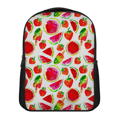Summer Fruits Watermelon Pattern Print Casual Backpack