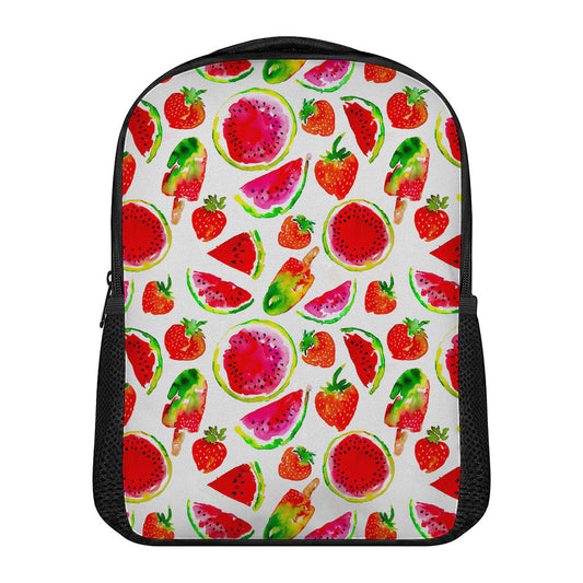 Summer Fruits Watermelon Pattern Print Casual Backpack