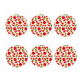 Summer Fruits Watermelon Pattern Print Coaster Set