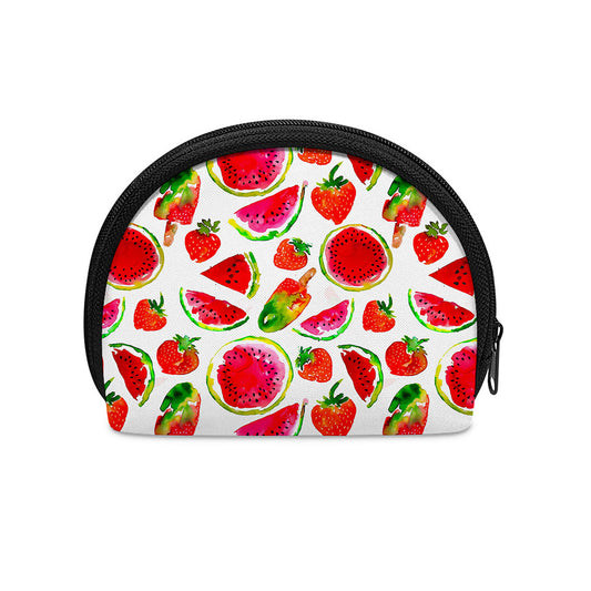 Summer Fruits Watermelon Pattern Print Coin Purse