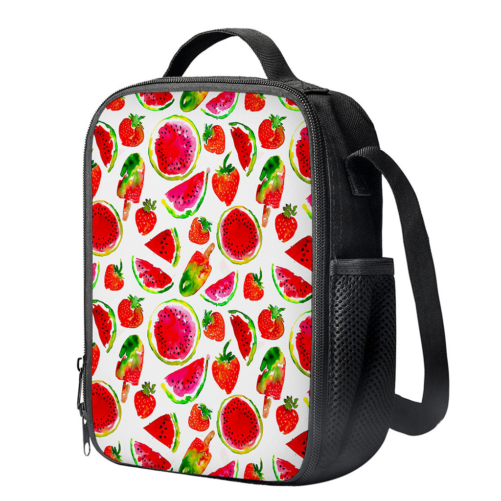 Summer Fruits Watermelon Pattern Print Crossbody Lunch Bag