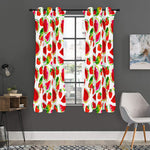 Summer Fruits Watermelon Pattern Print Curtain