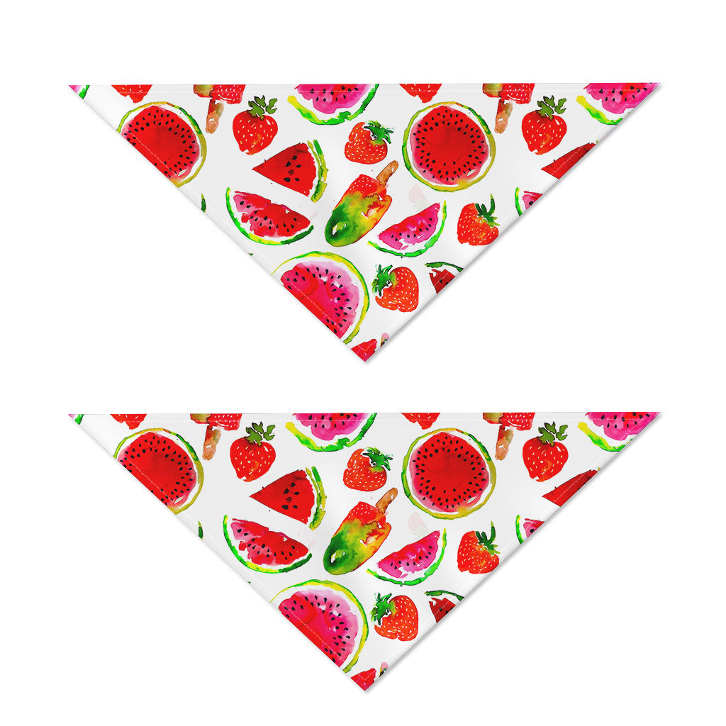 Summer Fruits Watermelon Pattern Print Dog Bandana