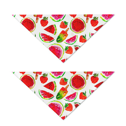 Summer Fruits Watermelon Pattern Print Dog Bandana