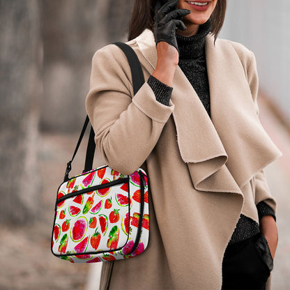 Summer Fruits Watermelon Pattern Print Double Strap Bible Bag