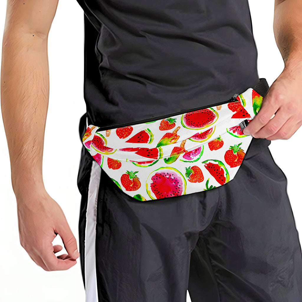Summer Fruits Watermelon Pattern Print Fanny Pack