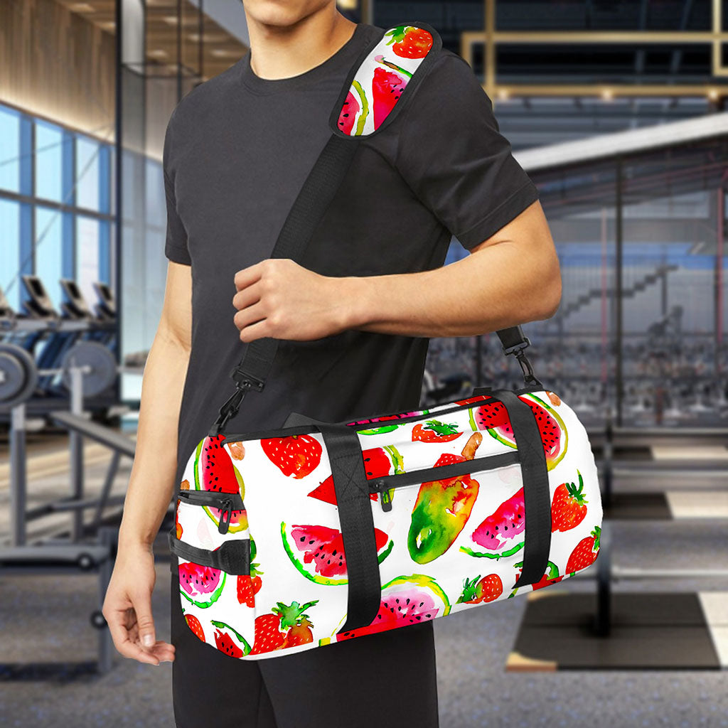 Summer Fruits Watermelon Pattern Print Gym Bag
