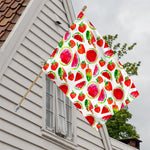 Summer Fruits Watermelon Pattern Print House Flag
