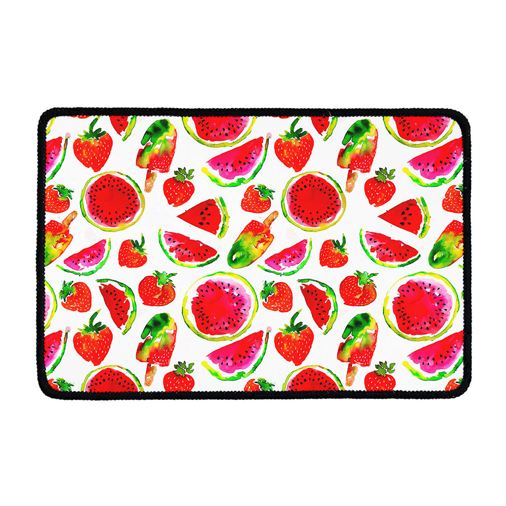 Summer Fruits Watermelon Pattern Print Kitchen Mat