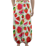 Summer Fruits Watermelon Pattern Print Lantern Pants