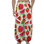 Summer Fruits Watermelon Pattern Print Lantern Pants