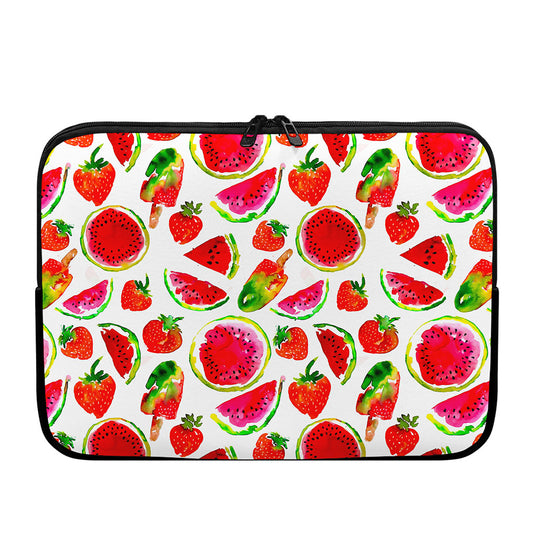 Summer Fruits Watermelon Pattern Print Laptop Sleeve