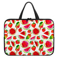 Summer Fruits Watermelon Pattern Print Laptop Sleeve With Handle