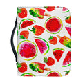 Summer Fruits Watermelon Pattern Print Leather Bible Cover