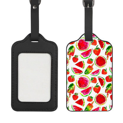 Summer Fruits Watermelon Pattern Print Luggage Tag
