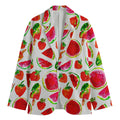 Summer Fruits Watermelon Pattern Print Men's Blazer