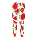 Summer Fruits Watermelon Pattern Print Men's leggings