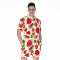 Summer Fruits Watermelon Pattern Print Men's Romper