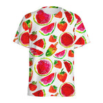 Summer Fruits Watermelon Pattern Print Men's Sports T-Shirt