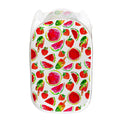 Summer Fruits Watermelon Pattern Print Mesh Laundry Hamper