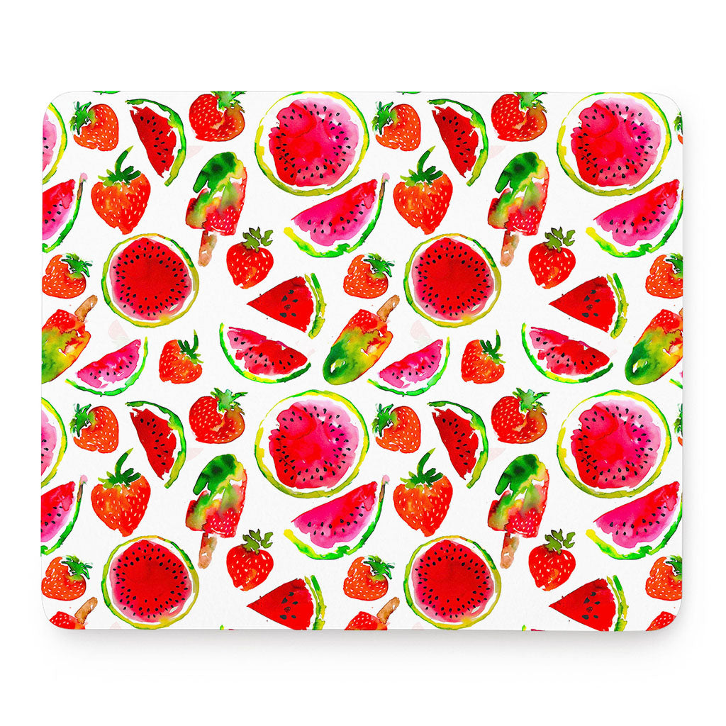 Summer Fruits Watermelon Pattern Print Mouse Pad