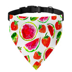 Summer Fruits Watermelon Pattern Print Over The Collar Dog Bandana