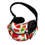 Summer Fruits Watermelon Pattern Print Pet Sling Carrier