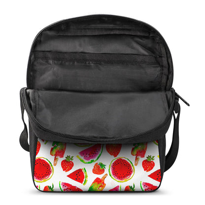 Summer Fruits Watermelon Pattern Print Rectangular Crossbody Bag