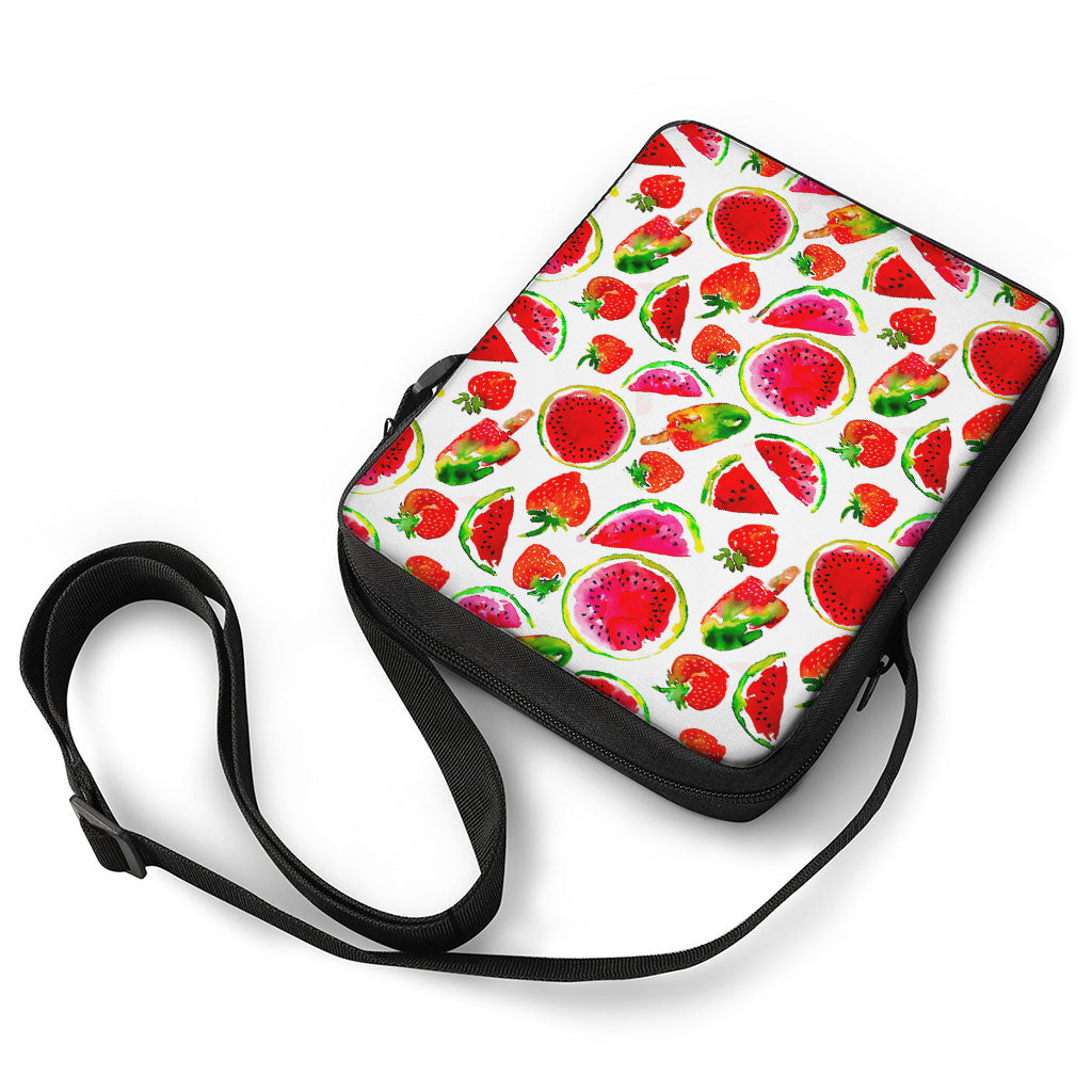 Summer Fruits Watermelon Pattern Print Rectangular Crossbody Bag