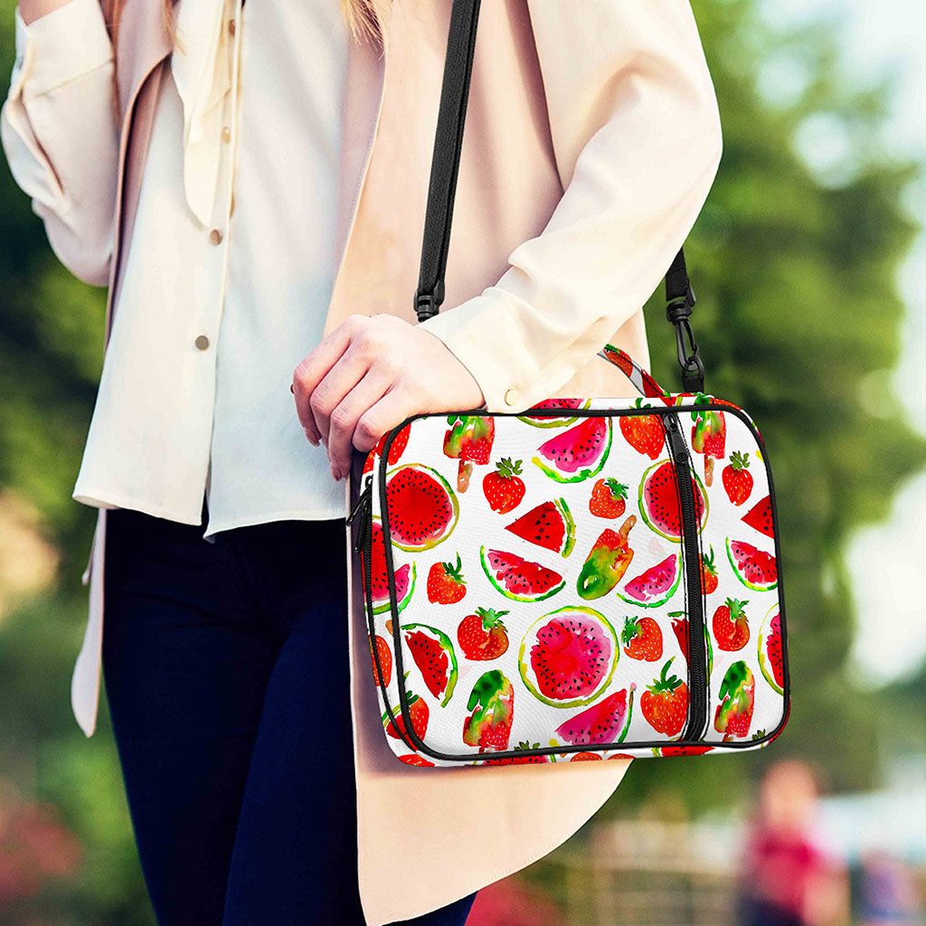 Summer Fruits Watermelon Pattern Print Shoulder Strap Bible Bag