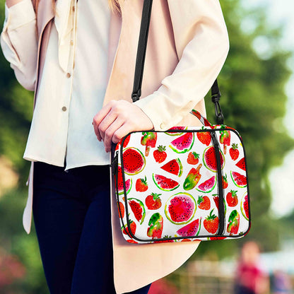 Summer Fruits Watermelon Pattern Print Shoulder Strap Bible Bag